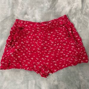 Flower pinkish/red Comfy shorts with pockets